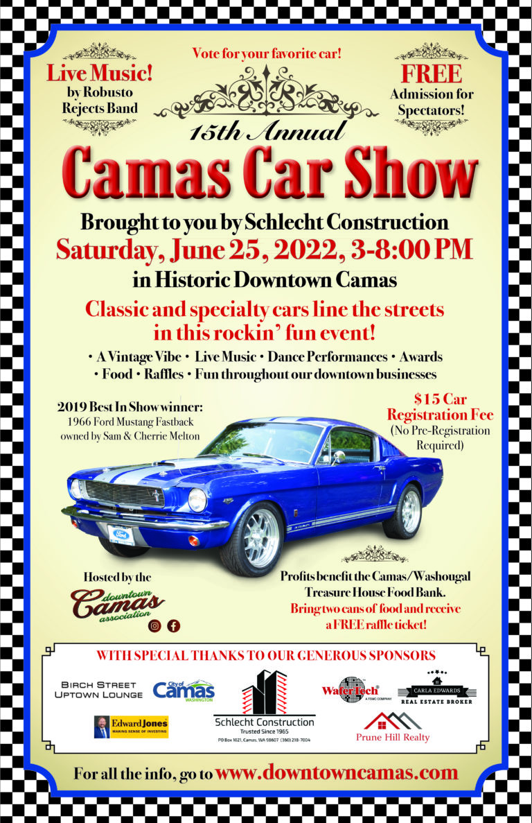 15 Annual Camas Car Show
