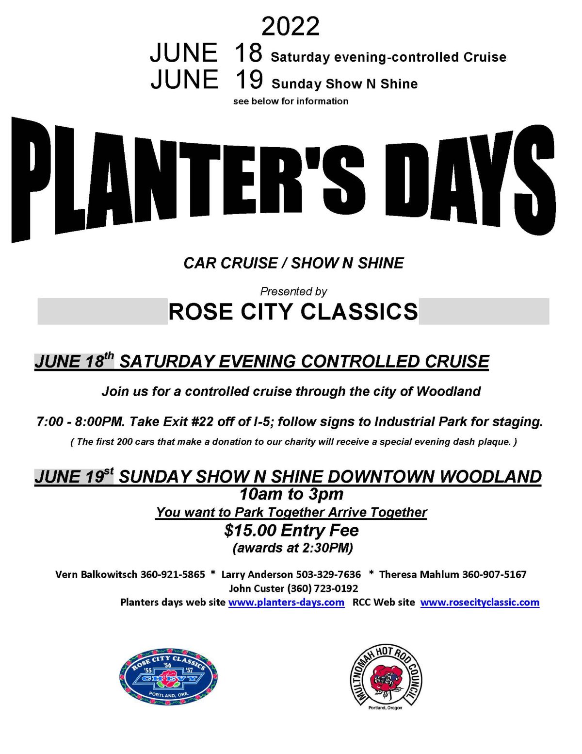 Planters Days Car Cruise Show and Shine