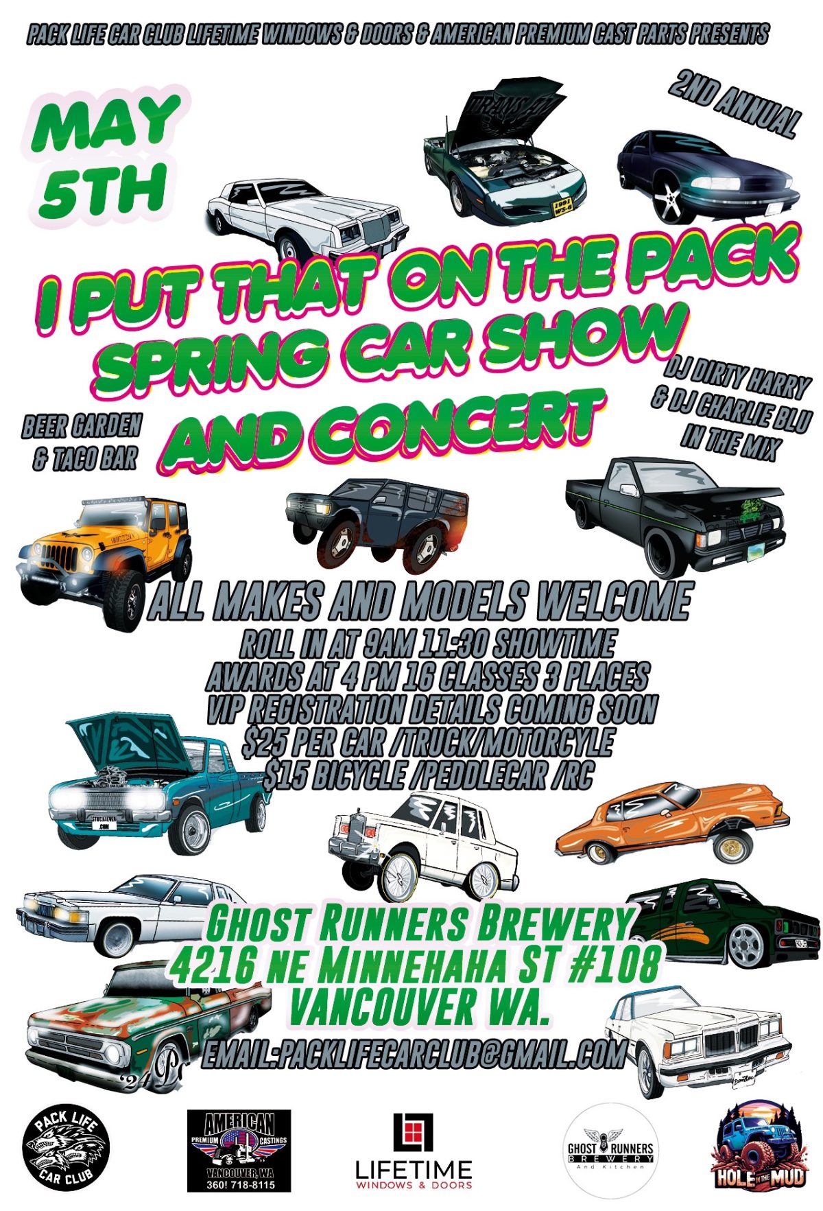 I Put That On The Pack Spring Car Show